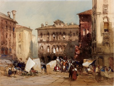 Palazzo Falier, Venice by William Callow
